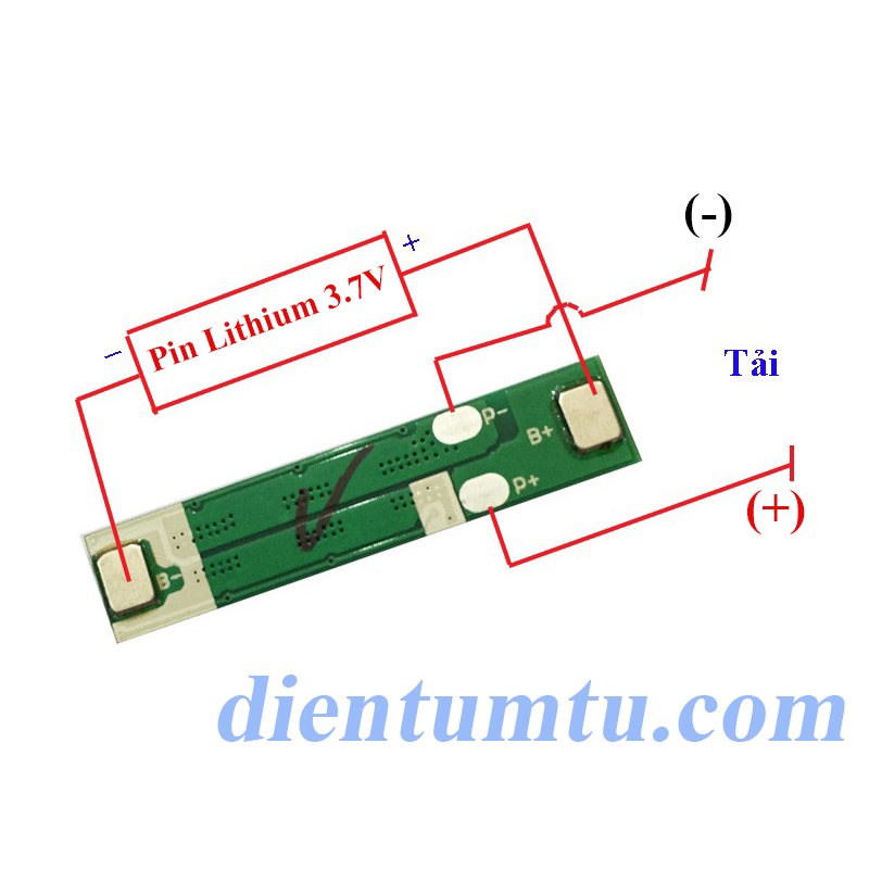 Mạch Sạc và Bảo Vệ Pin 1S 3.2V/3.7V 12A