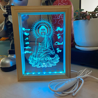 Đèn trang trí bàn thờ / tranh để bàn phật giáo 3d siêu đẹp