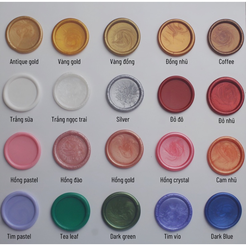 100 VIÊN SÁP ĐÓNG DẤU NIÊM PHONG