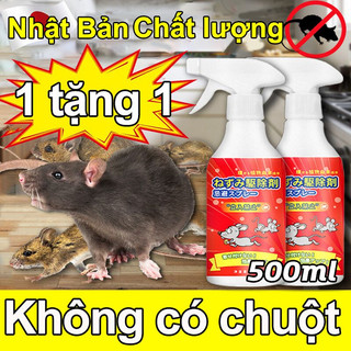 🐀Không có chuột🐀đuổi chuột xịt đuổi chuột thuốc đuổi chuột 500ML Công nghệ Nhật Bản An toàn Xua đuổi chuột đi
