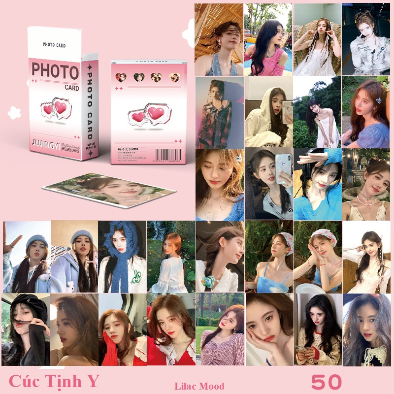 Cúc Tịnh Y | Hộp thẻ card laser 50 tấm (mới) lomo lomocard polaroid