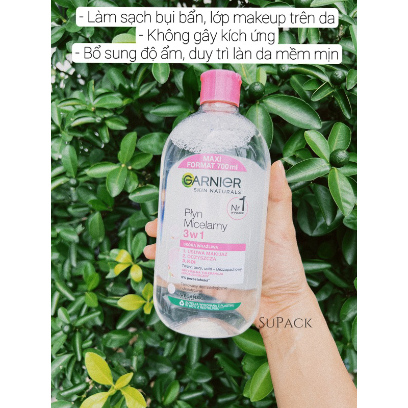 Tẩy trang Garnier 700ml