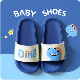 Dép Trẻ Em Hoạt Hình DiNo Khủng Long Chống Trơn Trượt Siêu Nhẹ, Siêu Mềm Cho Bé Trai Bé Gái Từ 2 - 10 Tuổi.SK132
