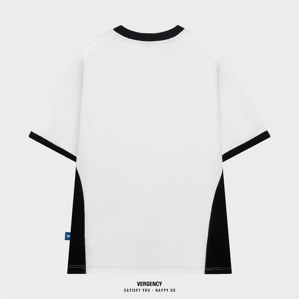 Áo thun Vergency nam nữ 012 Sport/ White