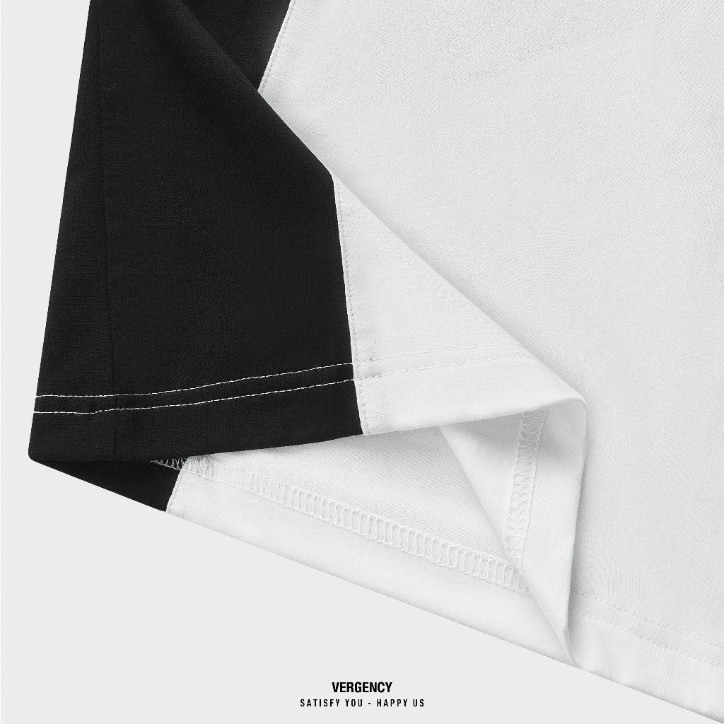 Áo thun Vergency nam nữ 012 Sport/ White