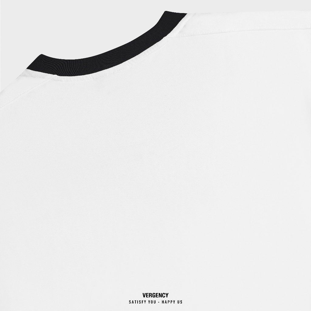 Áo thun Vergency nam nữ 012 Sport/ White