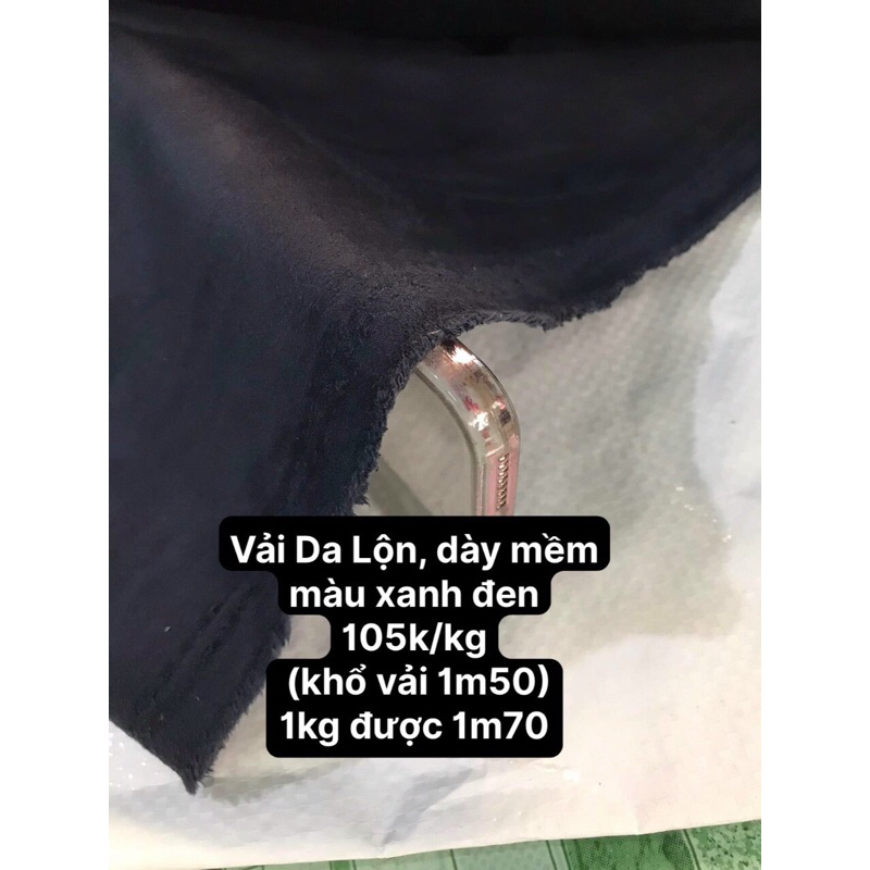 Vải Da Lộn - nhiều  màu