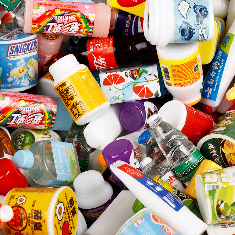 Đồ chơi mô phỏng đồ ăn nhanh mini DIY phụ kiện trang trí đồ ăn búp bê