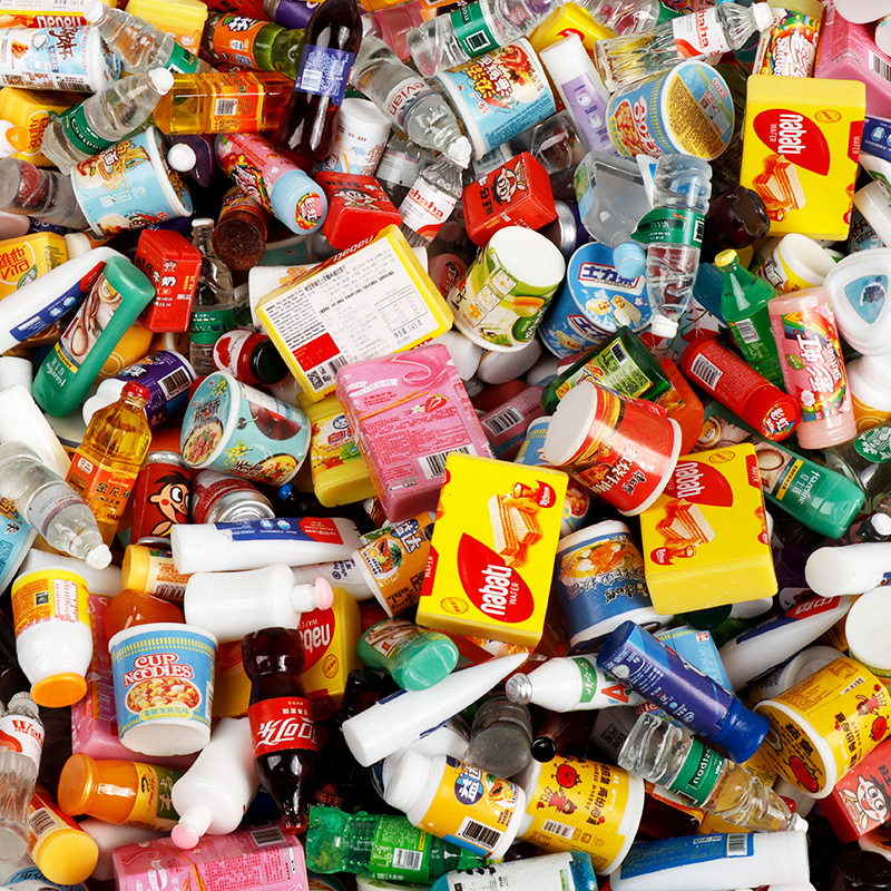 Đồ chơi mô phỏng đồ ăn nhanh mini DIY phụ kiện trang trí đồ ăn búp bê