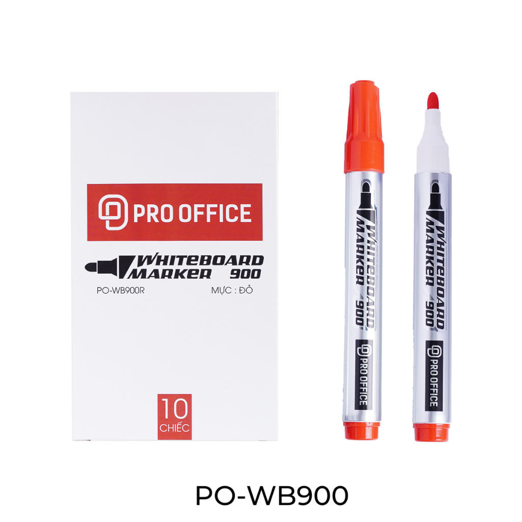Bút Lông Viết Bảng PRO OFFICE - 1 Chiếc - Màu Mực Đều, Đậm Và Độ Bám Dính Tốt PO-WB900