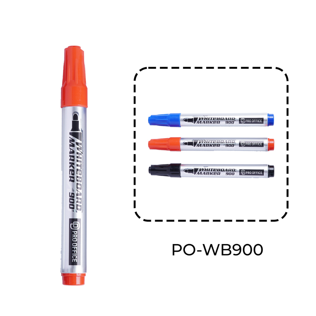 Bút Lông Viết Bảng PRO OFFICE - 1 Chiếc - Màu Mực Đều, Đậm Và Độ Bám Dính Tốt PO-WB900