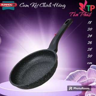 Chảo Đá Chống Dính KHÔNG TỪ SUNHOUSE Size 18-30cm SBD18 - SBD30