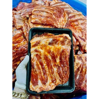 Sườn heo nướng BBQ khay 500g (chỉ giao hỏa tốc)