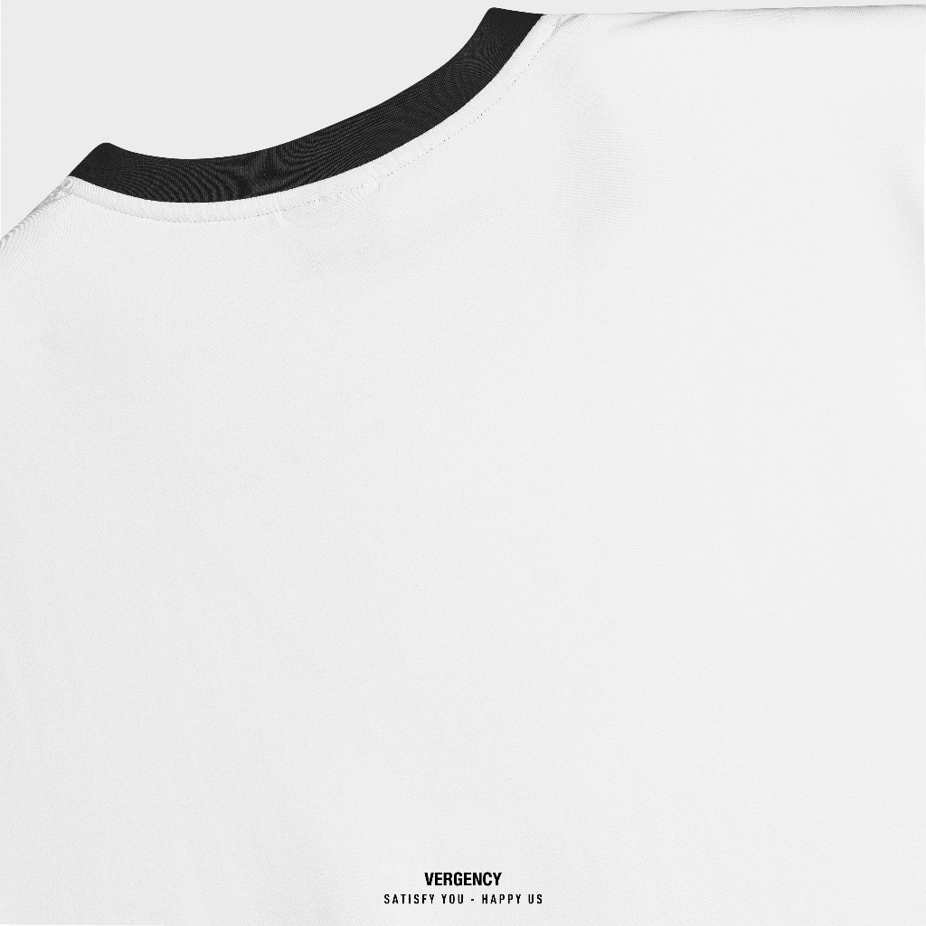 Áo thun Vergency nam nữ 020 Sport Line/ White