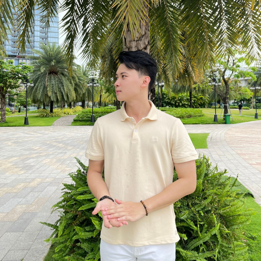 Áo thun polo nam local brand Ready trẻ trung, vải cotton 100% cao cấp, mềm mại, co giãn, thoáng mát, thấm hút tốt