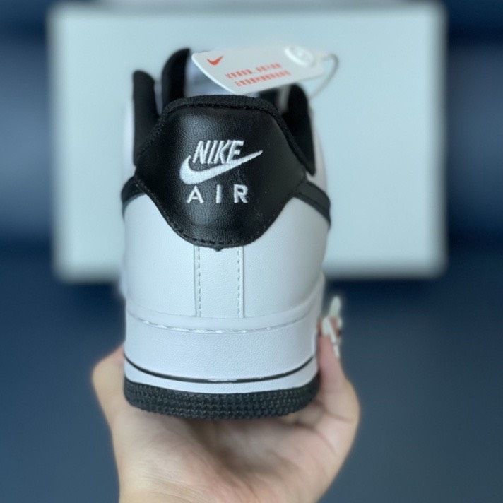 HOT Giày _Nike Air Force 1, giày AF1 trắng đế đen Air bản cao cấp full box bill