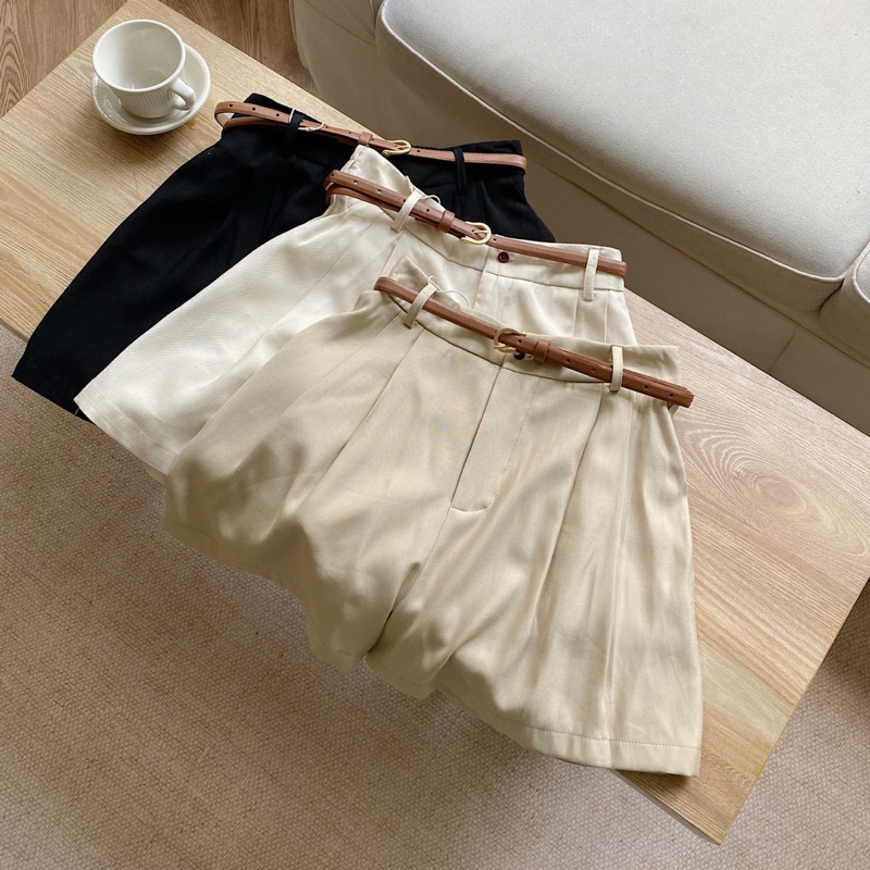 Quần short thô kèm belt 50912 CHERRY COCO