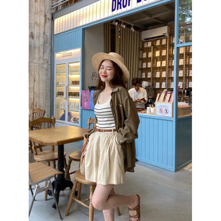 Quần short thô kèm belt 50912 CHERRY COCO