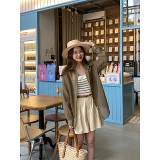 Quần short thô kèm belt 50912 CHERRY COCO
