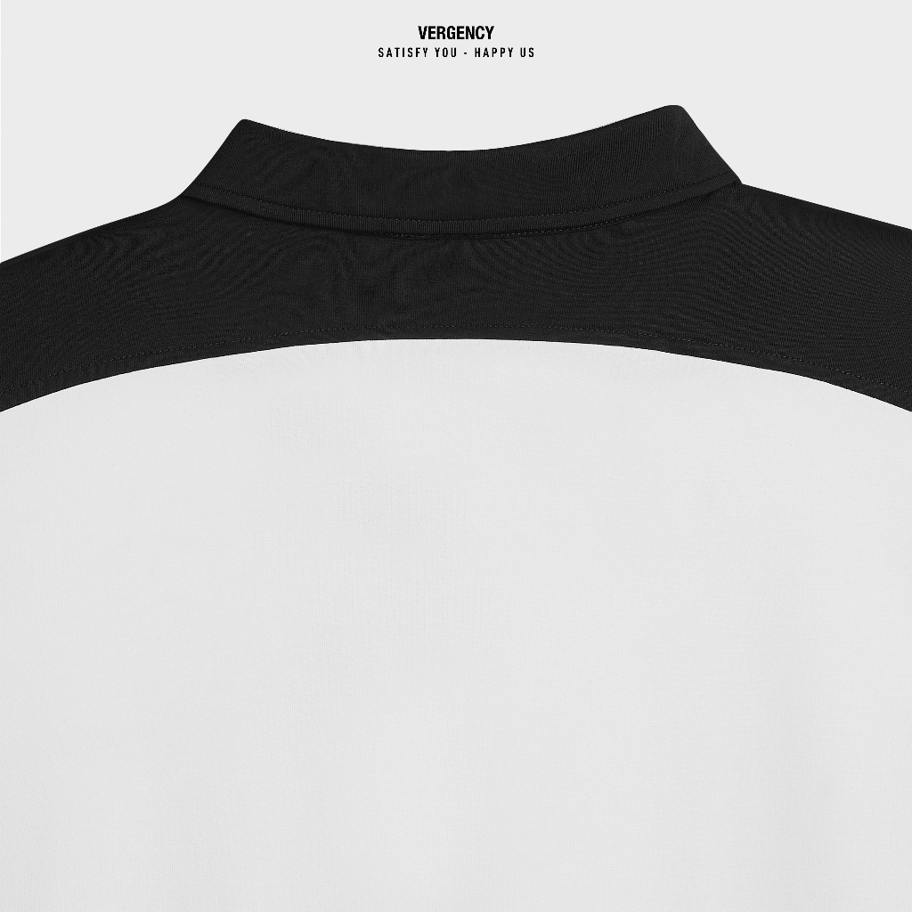Áo polo Vergency nam nữ 021 Mix/ White