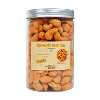 Hạt Điều Rang Phô Mai Clean Market bùi thơm giòn béo cực dinh dưỡng