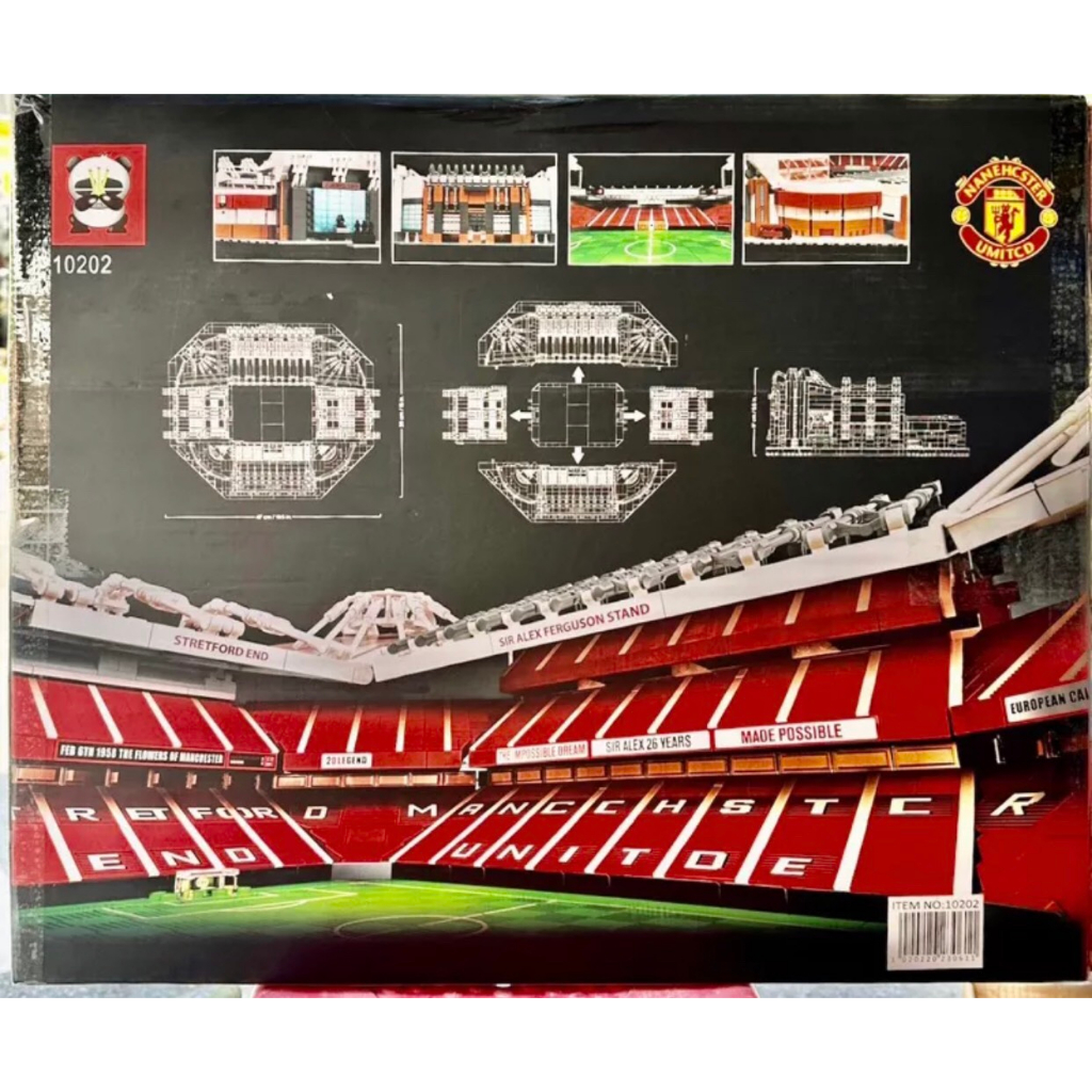 Xếp Hình Leji 10202 Sân Vận Động Old Trafford Của Manchester 3908 Mảnh