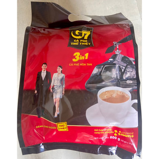 Cà phê hòa tan g7 3in1 800g - bịch 50 gói x16gr