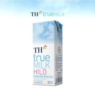 2 lốc 8 hộp sữa tươi tiệt trùng vị tự nhiên th true milk hilo 180ml