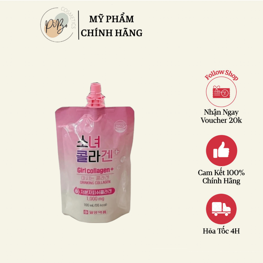 Nước uống Girl Collagen Hàn Quốc dạng túi tiện lợi ( 1 Túi x 100ml)