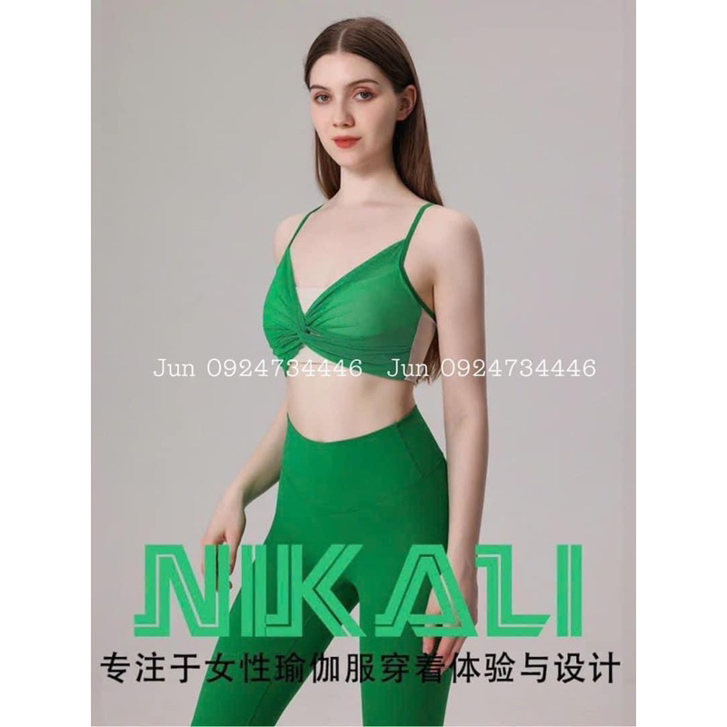 Set nikali thun lulu cao cấp dài tập gym yoga