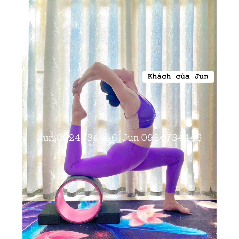 Set nikali thun lulu cao cấp dài tập gym yoga