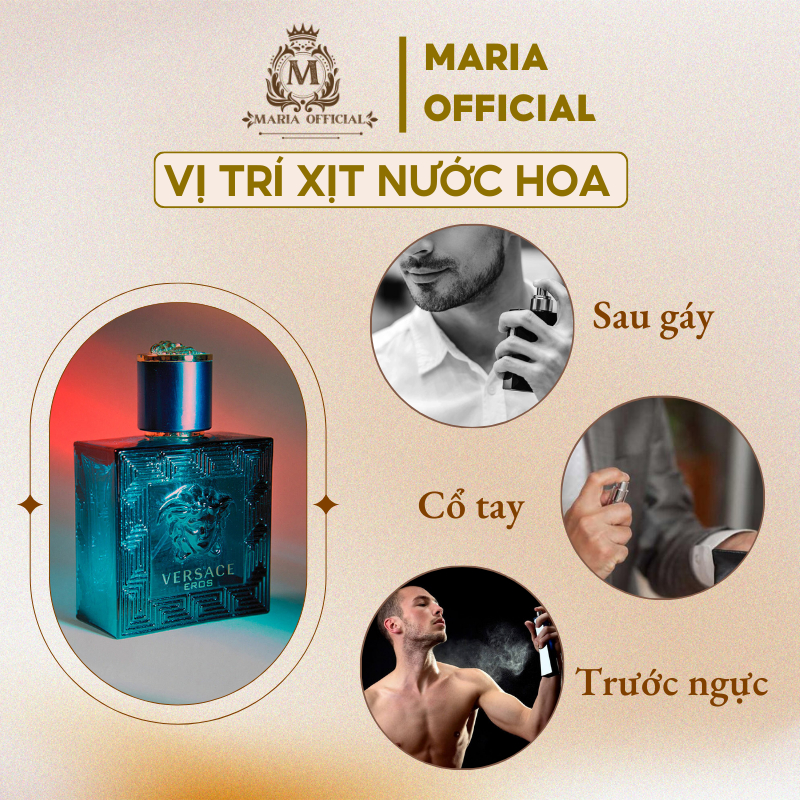 Nước hoa nam Versace Eros For Men EDT cao cấp sang trọng chiết 10ml chính hãng
