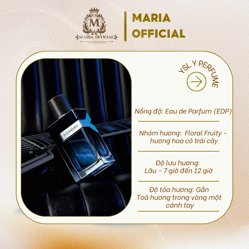 Nước hoa chiết cho nam YSL Y EDP Hương Thơm Tươi Mát Sang Trọng 10ml