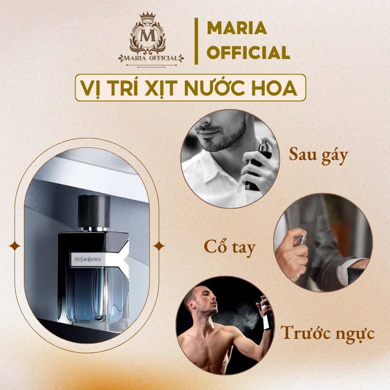 Nước hoa chiết cho nam YSL Y EDP Hương Thơm Tươi Mát Sang Trọng 10ml