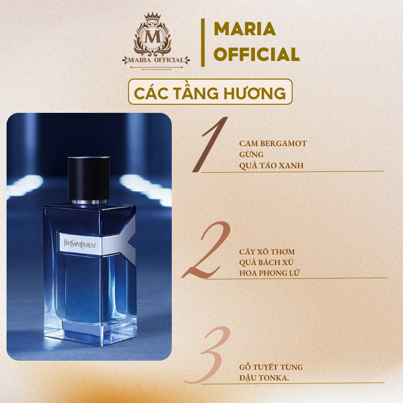 Nước hoa chiết cho nam YSL Y EDP Hương Thơm Tươi Mát Sang Trọng 10ml