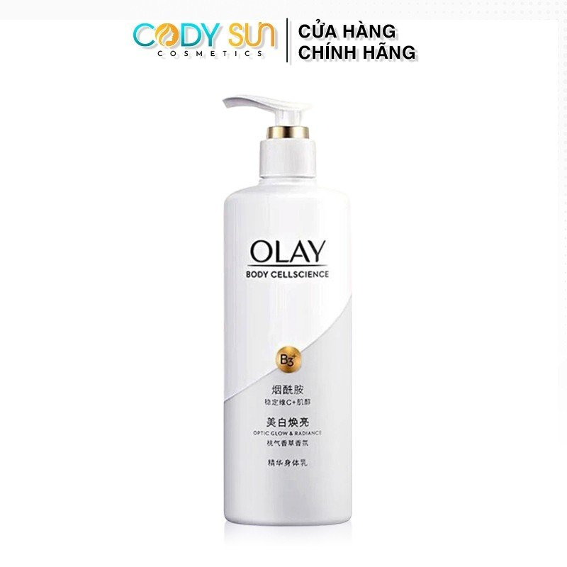 Sữa Dưỡng Thể Body Olay B3 Bright Ultra Whitening Vitamin C dưỡng trắng toàn thân