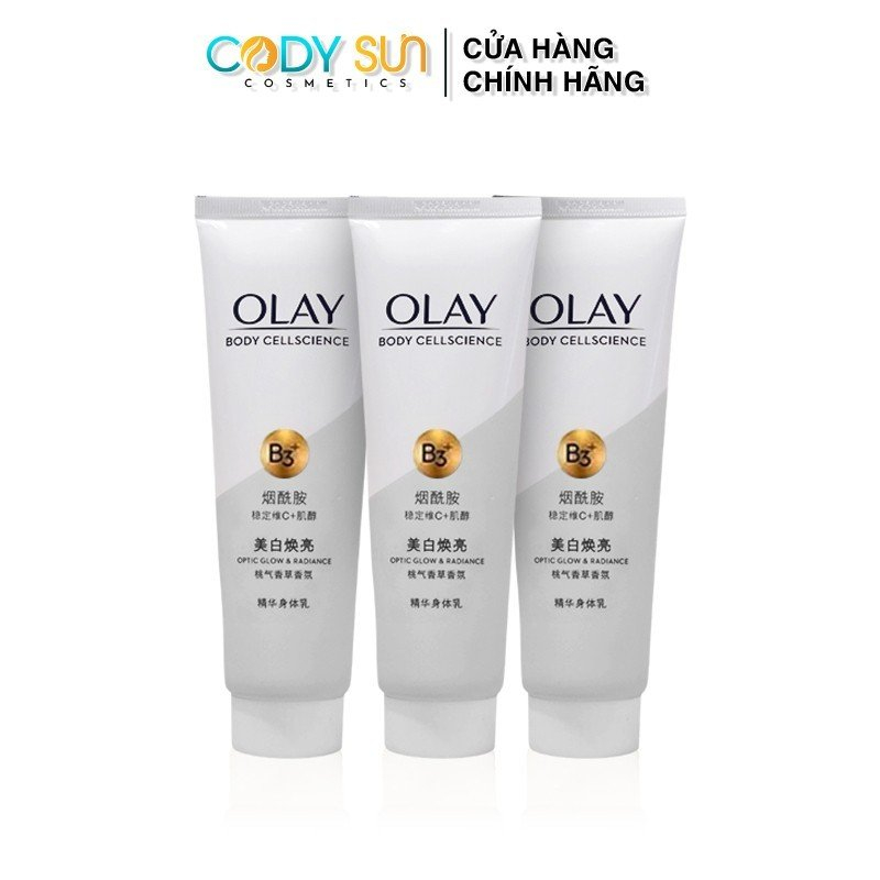 Sữa Dưỡng Thể Body Olay B3 Bright Ultra Whitening Vitamin C dưỡng trắng toàn thân