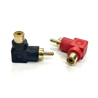 Combo 1 đôi đầu nối rca bé góc vuông 90 độ kết nối av