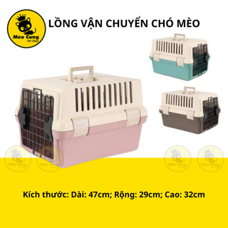 LỒNG VẬN CHUYỂN CHÓ MÈO XÁCH TAY PURM ( ĐI Ô TÔ, MÁY BAY,...)