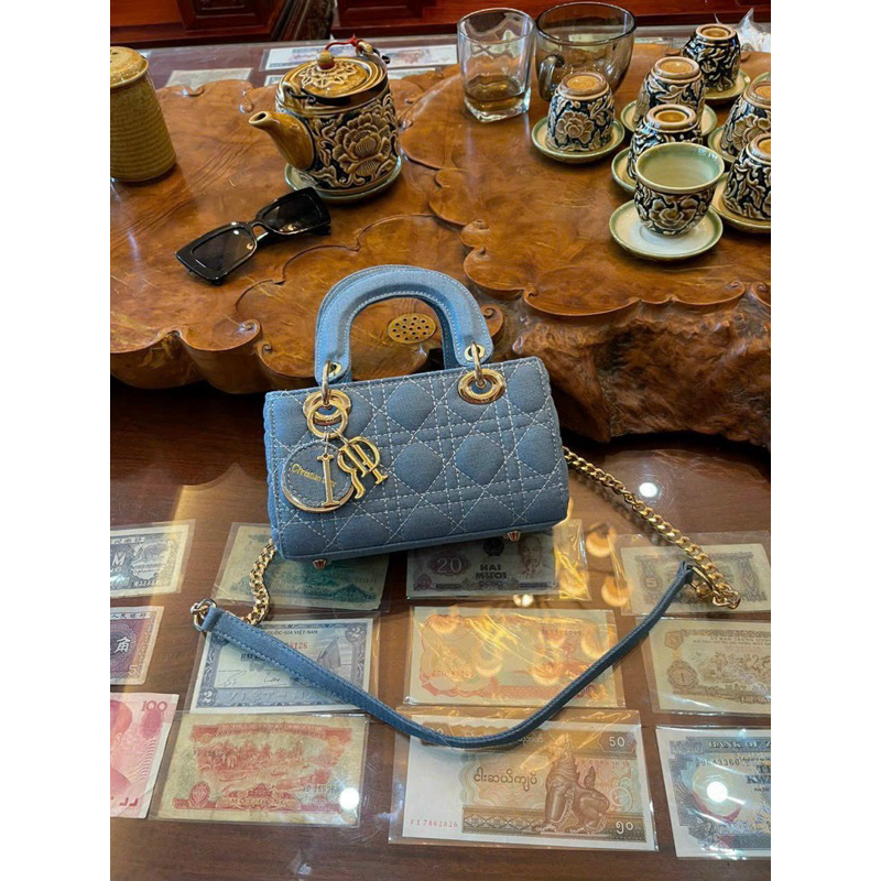 Túi Đeo Chéo Nữ Túi Diioo Chùm Da Bò Mẫu Mới