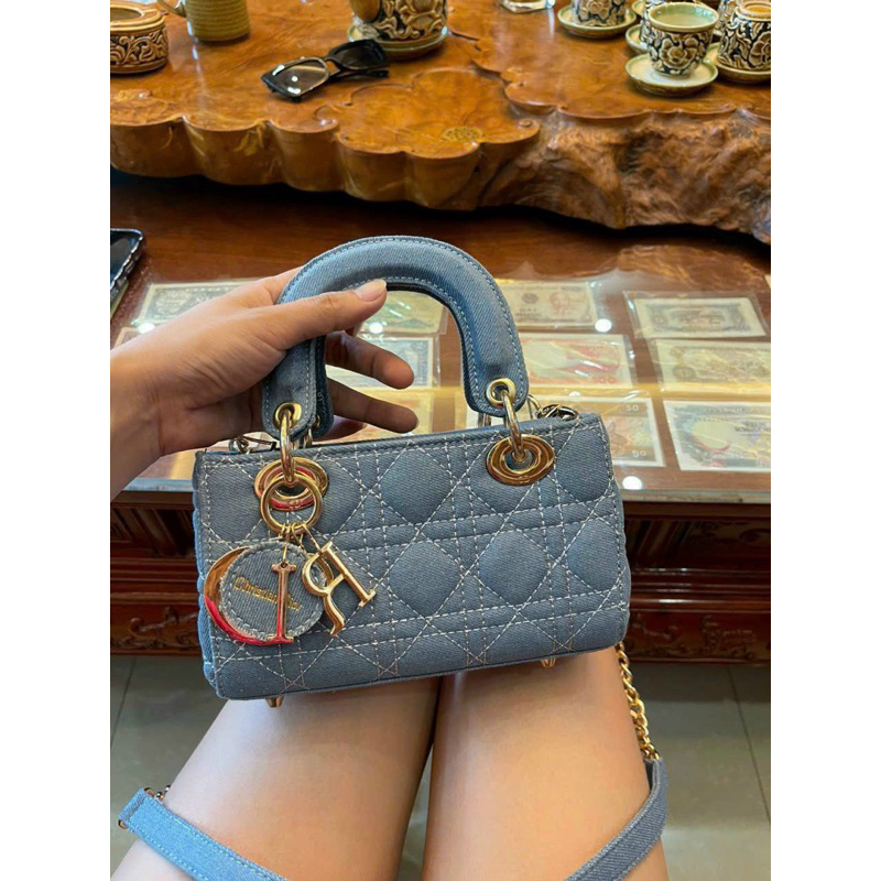 Túi Đeo Chéo Nữ Túi Diioo Chùm Da Bò Mẫu Mới