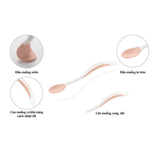 Thìa mềm, muỗng Richell cho bé ăn dặm [BabyUS]