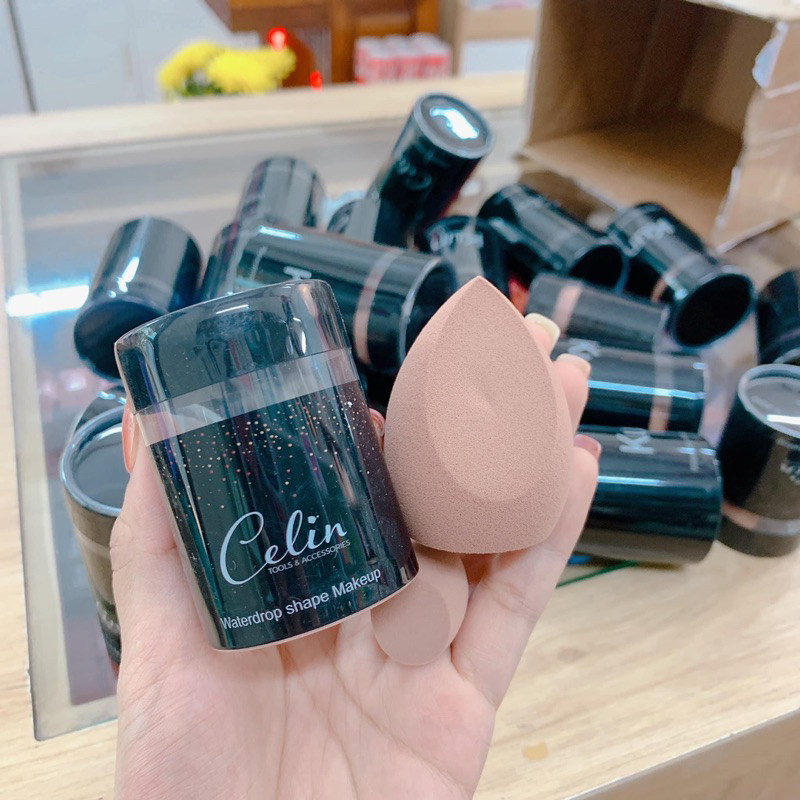 Bông mút Celin 2 chiếc siêu mềm mịn cao cấp có độ đàn hồi siêu tốt.