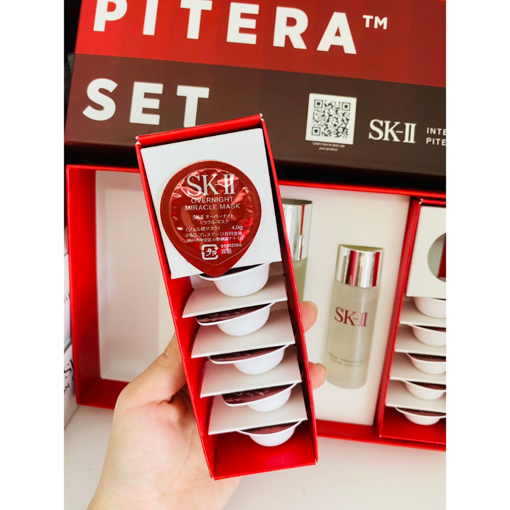 (Chính Hãng Nội Địa Nhật) Set 6 Hũ Mặt Nạ Ngủ Cao Cấp SK-II Overnight Miracle Mask (set 6 hũ), Hàng Tách Set