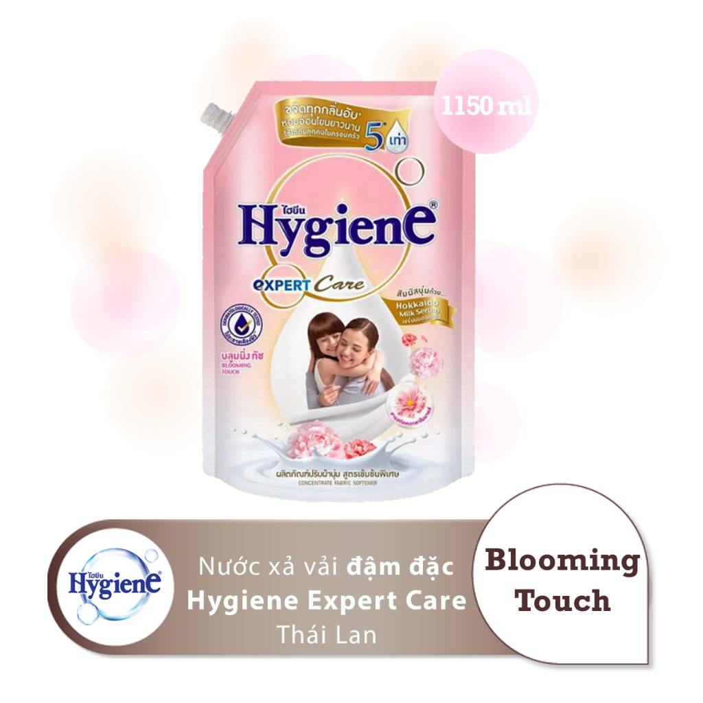 Nước Xả Vải Đậm Đặc Hygiene Expert Care Thái Lan Túi 1150ml Hokkaido Milk