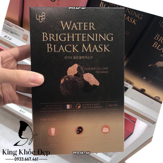 Mặt Nạ Thải Độc UGB Water Brightening Black Mask 1 Miếng