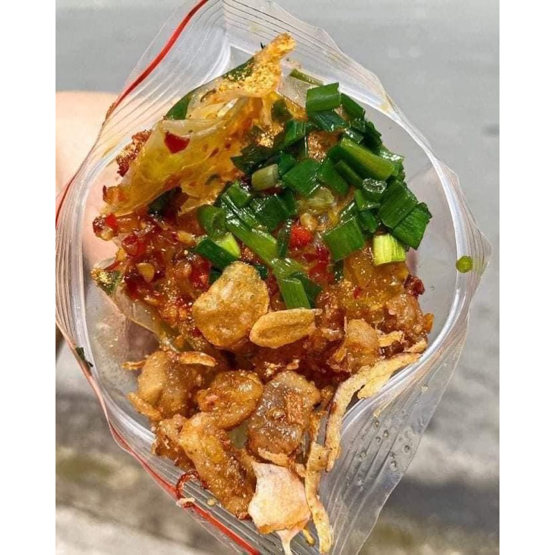 Bánh tráng phơi sương full topping tốp mỡ