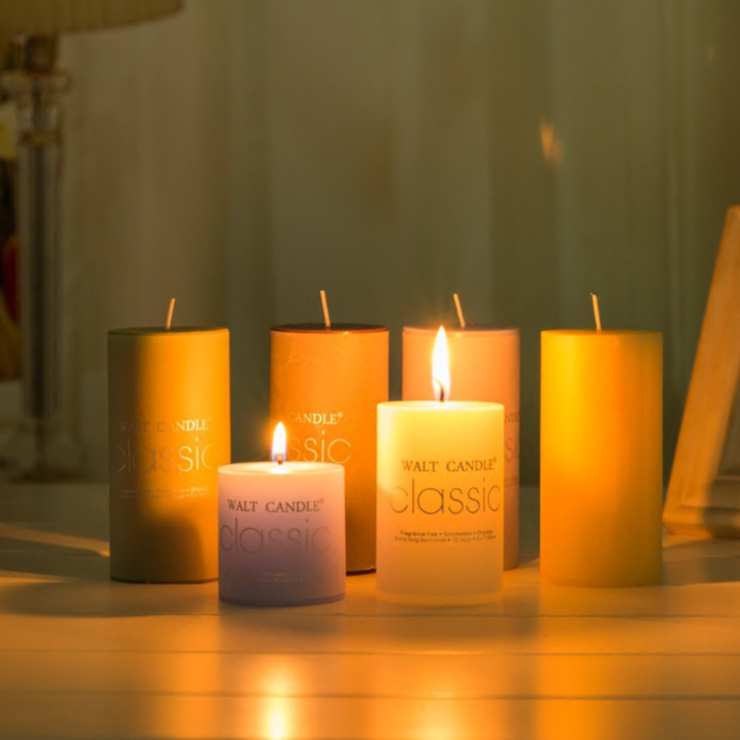 Nến Trụ Tròn Classic THƠM NHIỀU MÀU Nhiều Size Trang Trí