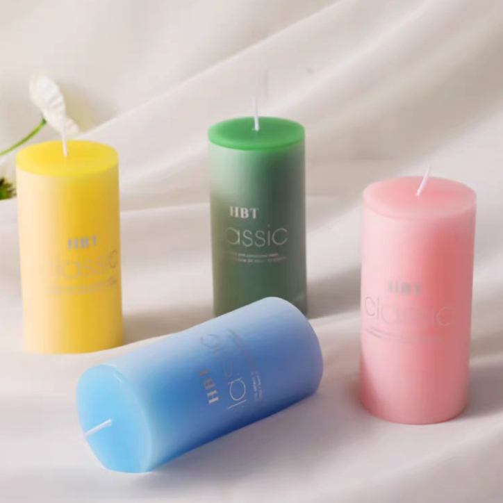 Nến Trụ Tròn Classic THƠM NHIỀU MÀU Nhiều Size Trang Trí