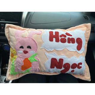 Gối cho bé đi lớp thiết kế theo yêu cầu